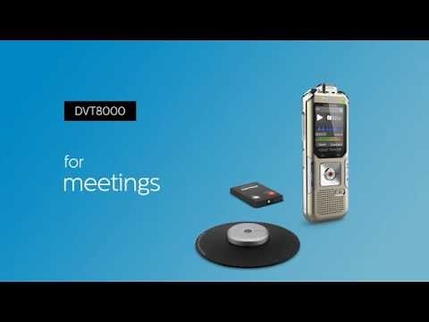 Philips Voice Tracer DVT-8000 digital meeting recorder