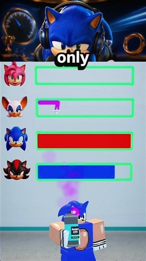 Sonic & Shadow Try to Impress Amy Rose 😂💖 | Roblox Parody #sonic