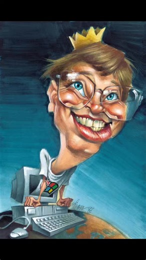 3.9K views · 96 reactions | Hoy cumple "70 años" BILL GATES... #BillGates #Microsoft #informatica #INTERNET #software #ordenador #ilustracion #caricaturas #arte #comicart #illustration #caricature #art #dibujos #artwork Bill Gates | Joan Vizcarra | Facebook