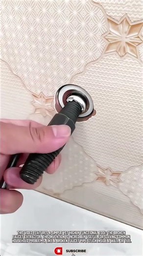 Precision Water Pipe Bolt Opener with Ergonomic Design #tool #wow #tooltechnology