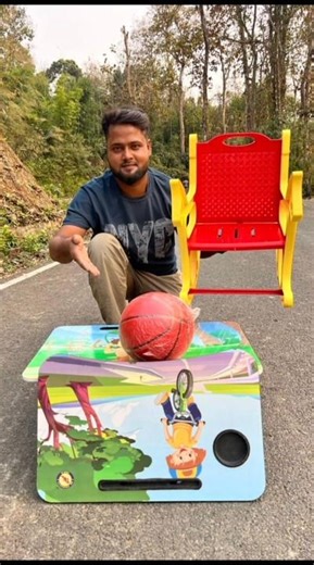 😘Small Folding Chair Vs Big Table Set | Extreme Durability Test #shorts​🔥