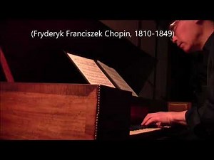 Chopin Prelude Op.28-15 Raindrop Square Piano Michio O'Hara ショパン 前奏曲 「雨だれ」 スクウェアピアノ 小原道雄 Fortepiano