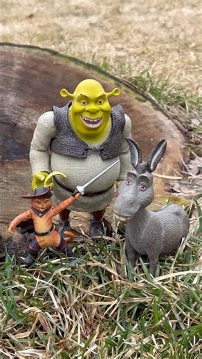 Shrek, Donkey & Puss in Boots Figures | MGA Shrek Collection 2006