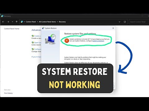 How to Fix System Restore Not Working in Windows 11