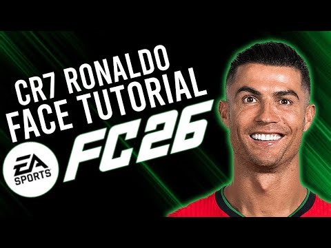 EA FC 26 | CRISTIANO RONALDO | Pro Clubs & Career Mode Face Creation