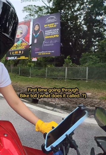 I always wondered how it looks like 😆😆 it was so fun!!! Cant wait to see other tolls #cbr150r #ladybikersmalaysia