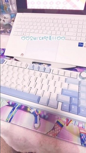 AULA 독거미 F75 키보드 언박싱 | 테무깡 리뷰 | 오타쿠 브이로그