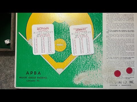 APBA baseball 1977 replay May 25 Kansas City at Baltimore Part 1