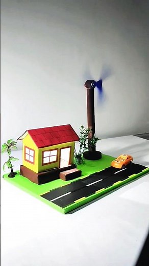 Windmill or Wind Turbine Working Model