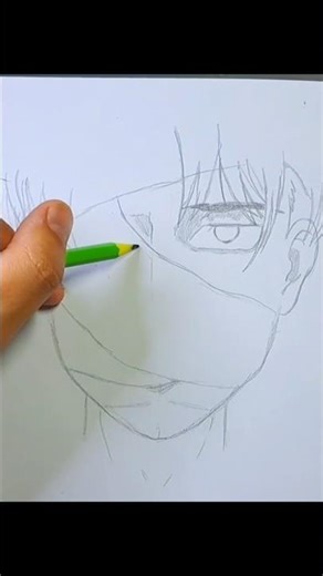 learn to draw Levi Ackerman / Drawing Attack on titan