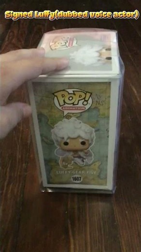 Signed Luffy(dubbed voice actor) pop