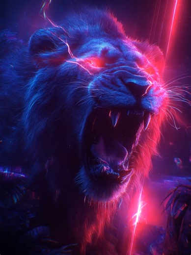 Live Wallpaper: Lion Dark Aura for Android