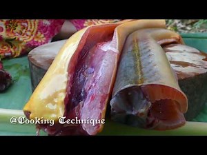 Cooking Technique: Cooking Big Eel In Bamboo Recipe | Village Food