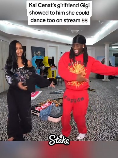 Gigi Dances on Stream with Kai Cenat