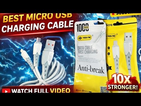 HH Fast cable and⚡💥🔥 Fast Charging cable Unboxing Best Quality 💯 portable cable
