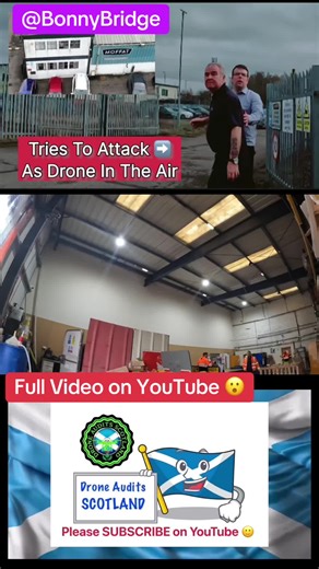 Drone Footage of Transport Management HQ in Bonnybridge