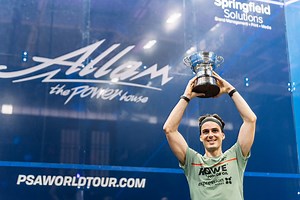 18K views · 471 reactions | #OnThisDay in 2021  Paul Coll notched his first major victory, claiming the British Open title!  Watch the highlights here  https://bit.ly/45wq5fc | PSA Squash Tour | Facebook