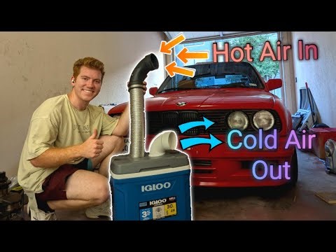 $40 Easy DIY AC/Swamp Cooler (Works Surprisingly Well!!)