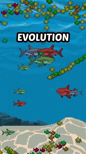 Adding Evolution to Sharks #programming #gamedev #gamemaker