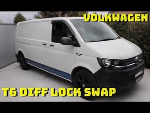 VW T6 rear diff swap - How to swap a diff lock into a no diff lock van.