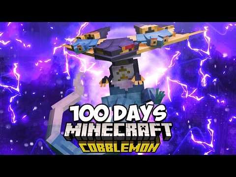 I Spent 100 Days as DRAGON TRAINER Pokémon Minecraft VS my Rival!