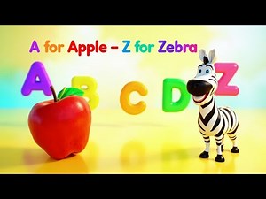 ABC Phonics Fun! A for Apple & Z for Zebra 🦓 | Kids Learning Video