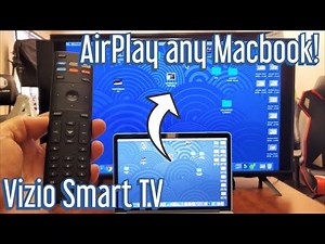How to AirPlay (Screen Mirror) Macbook to Vizio Smart TV (Wireless Mirror)