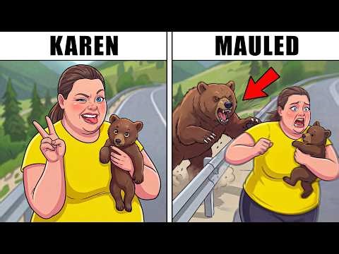 The Most INSANELY STUPID Karens Who Got Mauled by Wild Animals