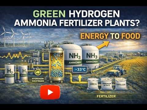 Green Hydrogen Fertilizer Factories - How Renewable Electricity Becomes Food