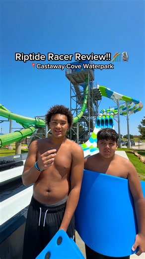 Is Riptide Racer a must-ride? 👀#castawaycovewf #thingstodoinwichitafalls #castawaycove #waterpark