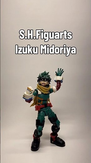 S.H.Figuarts Deku Izuku Midoriya showcase #actionfigures #tamashinations #deku #mha #shfiguarts