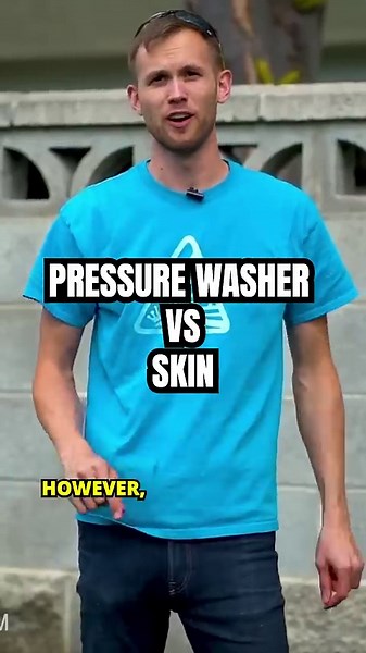 Would a Pressure Washer Tear Human Skin? Tested