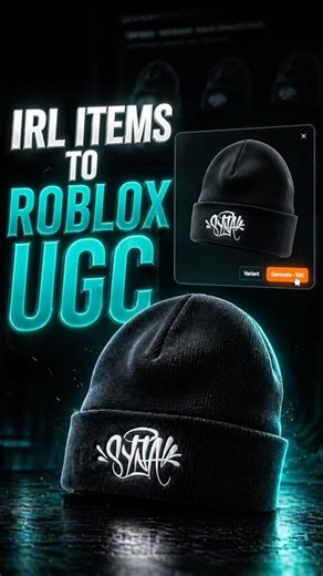 Convert Real Items into Roblox UGC Easily..#roblox #robloxedit #robloxugc
