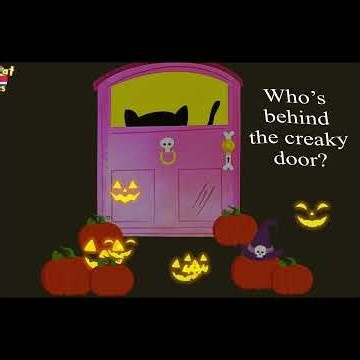 Who's behind the creaky door? Who's in the Pumpkin animated Halloween story