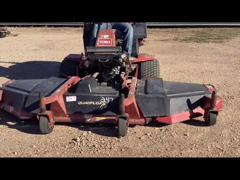 FEBRUARY 7TH AUCTION | LOT 247 TORO GRANDMASTER 455-D BATWING MOWER W/126" CUT