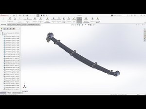Leaf Spring Assembly in SolidWorks! (Part 1)
