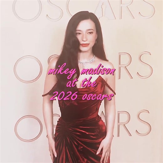 mikey maddison at the 2026 oscars. [cc sat6rns] #mikeymadison #mikeymadisonedit #oscars #oscars2026 #fyp | ORIGINAL CONTENT | HIGH QUALITY MIKEY MADISON OSCARS 2026 EDIT