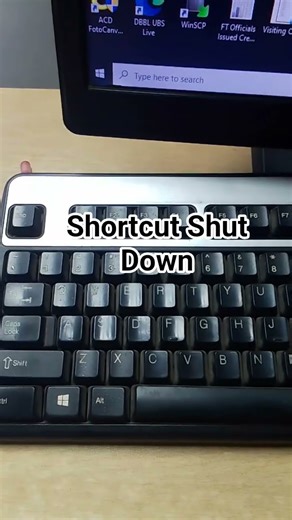Computer Power Shut Down |Shortcut | #Alt+F4