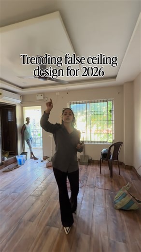 Anindita B. on Instagram: "They say the details are not just details; they make the design. And nothing elevates a room quite like a stunning false ceiling. Whether it’s a minimal drop ceiling with warm cove lighting or a geometric masterpiece, the right ceiling design adds height, drama, and luxury to your space. It turns a flat, boring box into a dynamic architectural experience. Which style do you prefer: Minimal & Clean or Bold & Geometric? Let me know below! 👇 #falseceilingdesign #interior