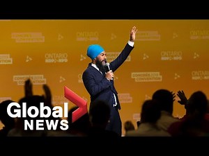 Canada's NDP leader unveils platform for 2019 election | HIGHLIGHTS