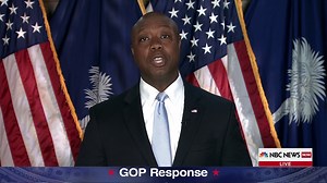 WATCH: Sen. Tim Scott delivers GOP rebuttal to President Biden's first address to a joint session of Congress. | NBC News