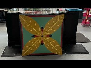 🍂🍂Tobacco Leaf 🍂🍂Barn Quilt : Video #100 Free Tutorial and Pattern