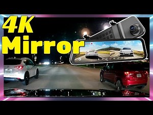 LingDu LD4K Mirror Dashcam - Unboxing - Installation - Footage Day & Night