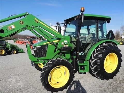 2018 JOHN DEERE 5075E, 4wd, Cab & 520M Loader, 175 hours!! For sale by Mast Tractor