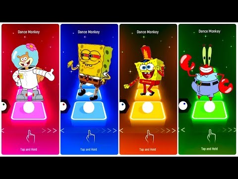Sandy Cheeks.exe 🆚 Plankton.exe 🆚 SpongeBob.exe 🆚 Spongebob 🎶 | Tiles Hop EDM Rush