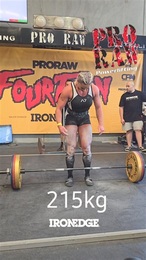 Claire Anable pulls 215kg at ProRaw14 | PTC Headquarters