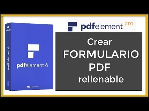 👉 Como crear un FORMULARIO PDF rellenable💙 PDFelement
