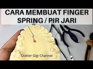 Cara membuat finger spring atau pir jari