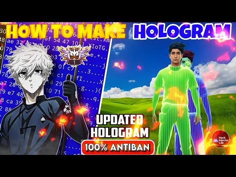 How To Make Hologram For FF MAX OB52 Ending Soon || HackInject Lab