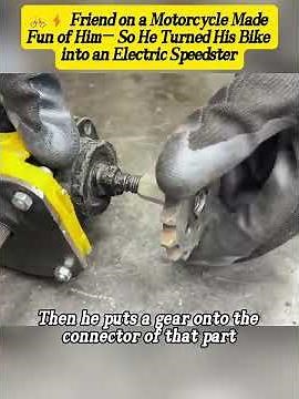 DIY Electric Bike Build ⚡🚲#diy #custombike #bikemod #ebike #custombike #electriccycle #techbuild